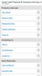 Mobile Screenshot of greenleafinsurance.com